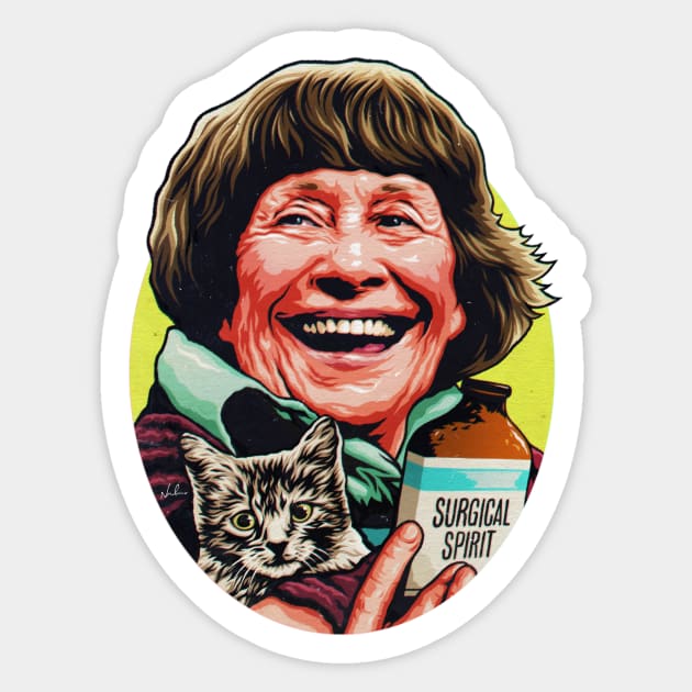 LIZZIE BIRDSWORTH Sticker by nordacious